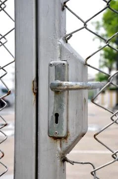Keyhole gate Stock Photos