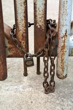 Keyhole gate Stock Photos