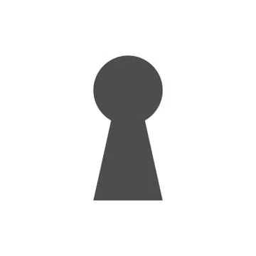 Keyhole Icon Illustration Stock Illustration