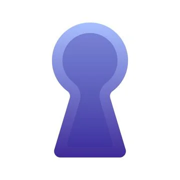 Keyhole logo element design template icon Stock Illustration