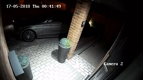 Keyless Car Theft Hack Caught on Camera, Billericay, Essex, UK - 16 May 2018 스톡 동영상 205250529