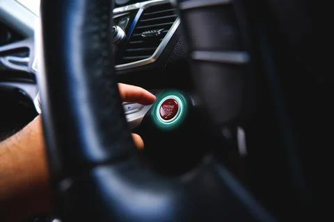 Keyless Engine Ignition Stock Photos