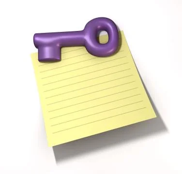 Keynote fridge magnet Stock Illustration
