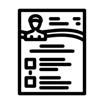 Keynote speaker line icon vector illustration Stock Illustration