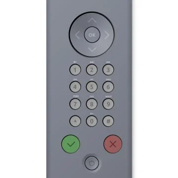 Keypad Control Panel With Buttons Stock Illustration