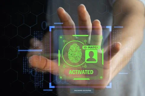 Keypad, cyber shield, lock, technology security system. Digital link. Cyber.. Stockfoto's