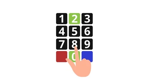 Keypad Stock Footage 323798460