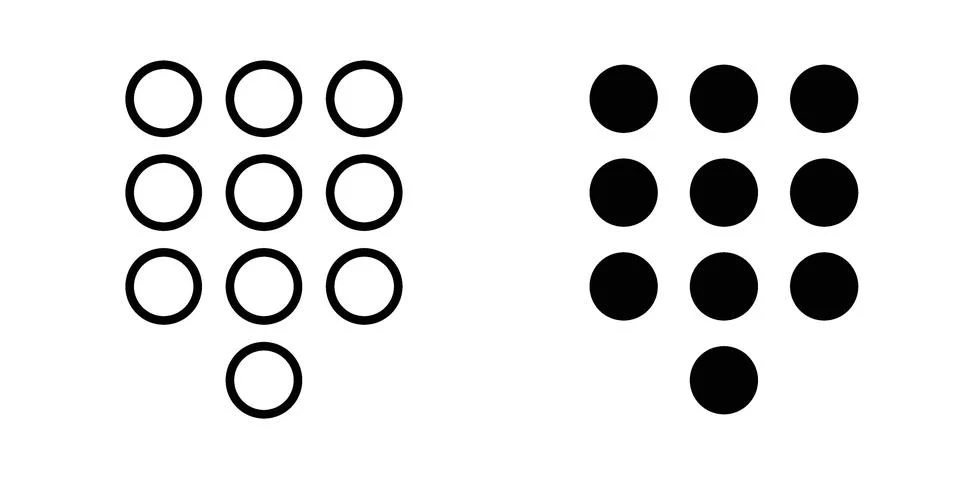 Keypad icon for design projects and web UI Stock Illustration