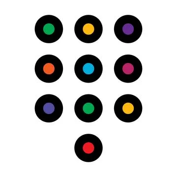 Keypad icon line isolated on white background. Black flat thin icon on mode.. Stock Illustration