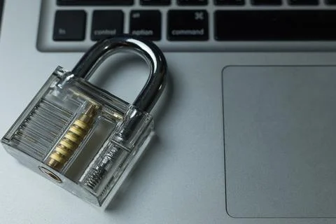 Keypad lock security image close up concept background... Stock Photos