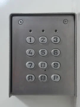 Keypad numbers Stock Photos