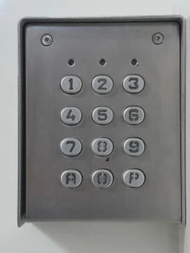 Keypad numbers Stock Photos