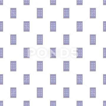 Keypad pattern creating secure digital access background Stock Illustration