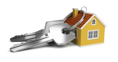 Keys and house Stock Illustration