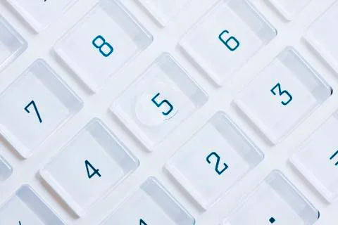 Keys of a calculator Stock Photos