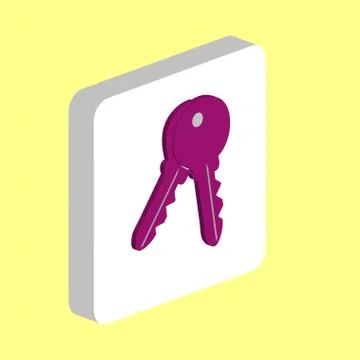 Keys computer symbol for your business project Stock Illustration