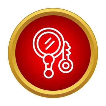 Keys finding security access search concept icon Stockillustratie