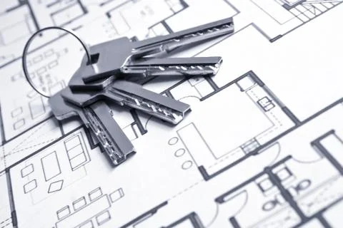 Keys from the flat Stock Photos