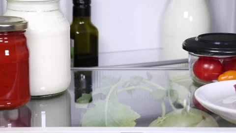Keys get misplaced in the fridge Video stock 135381431