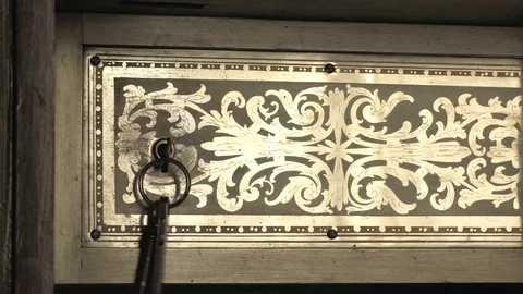 Keys hanging on Safe Box Video stock 82217716