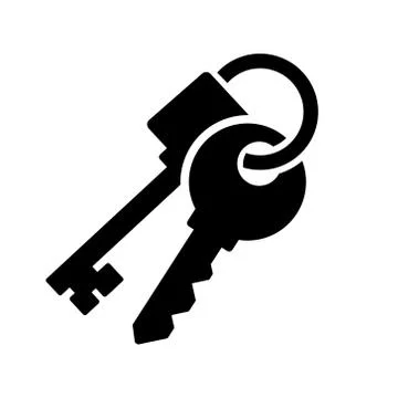 Keys Icon Illustrazione stock