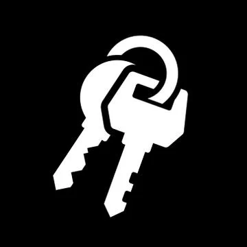 Keys Icon Illustrazione stock
