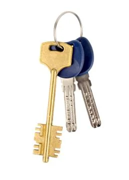 Keys isolated Stock Photos