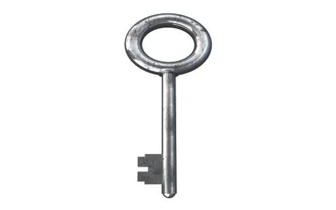 Keys isolated on the  white background Stock Illustration