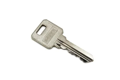 Keys isolated on white background Stock Photos