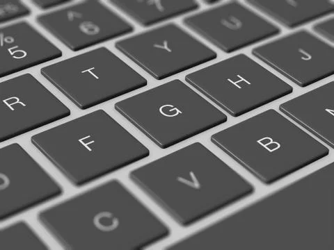 Keys on keyboard 스톡 일러스트