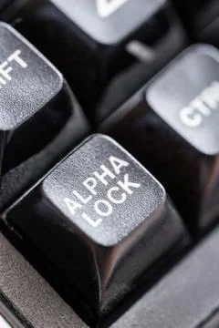 Keys on a keyboard Stock Photos