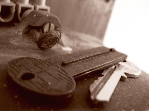 Keys to the old castle Stock Photos