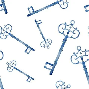 Keys pattern Stock Illustration
