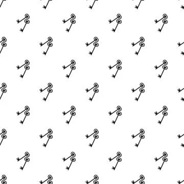 Keys pattern Stock Illustration