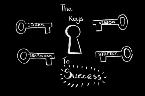 Keys to Success Stock-Fotos