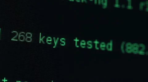 Keys Tested Loop Stock Footage 22782186