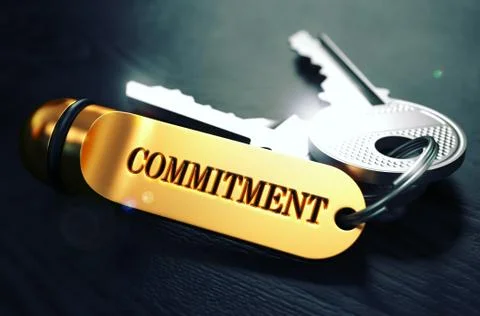 Keys with Word Commitment on Golden Label Stock Illustration