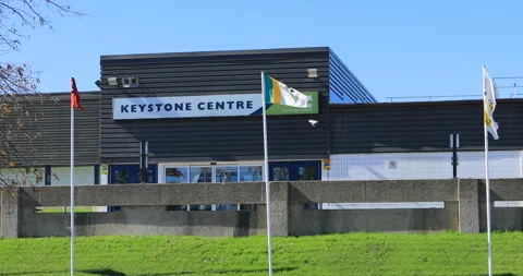 Keystone Centre view in Brandon, Manitoba 4K Stock Footage 186191479