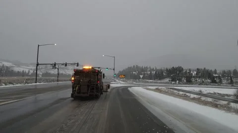 Keystone Snow Plow Stock Footage 239394395