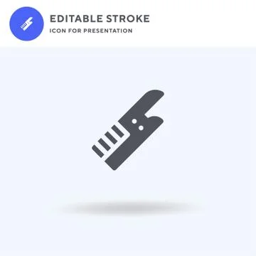 Keytar icon vector, filled flat sign, solid pictogram isolated on white, logo イラスト素材