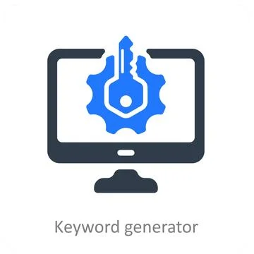 Keyword Generator Stock Illustration