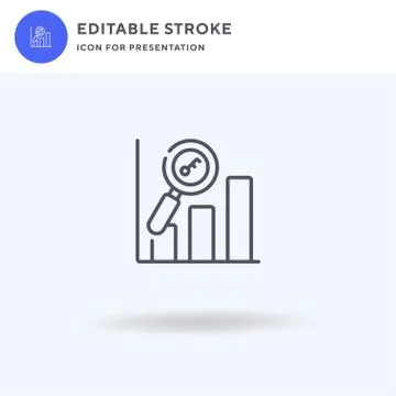 Keyword icon vector, filled flat sign, solid pictogram isolated on white, log Stock Illustration