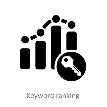Keyword Ranking Stock Illustration