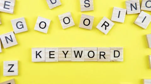 Keyword Search Engine Optimization Foto stock