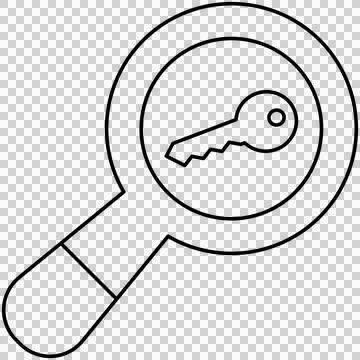 Keyword search Stock Illustration