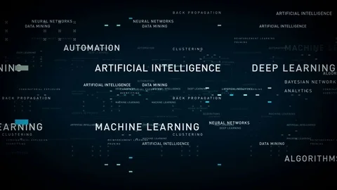 Keywords Artificial Intelligence Blue Stock Footage 75845242