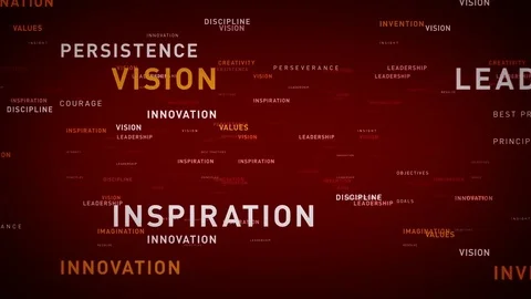 Keywords Business Principles Red Stock Footage 76256692