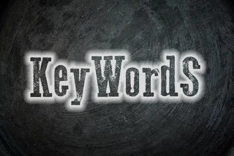 Keywords concept Stock Illustration
