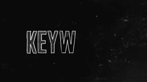 Keywords concept written on blackboard Stock Footage 146944027