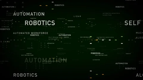 Keywords Robotics Green Stock Footage 122113500
